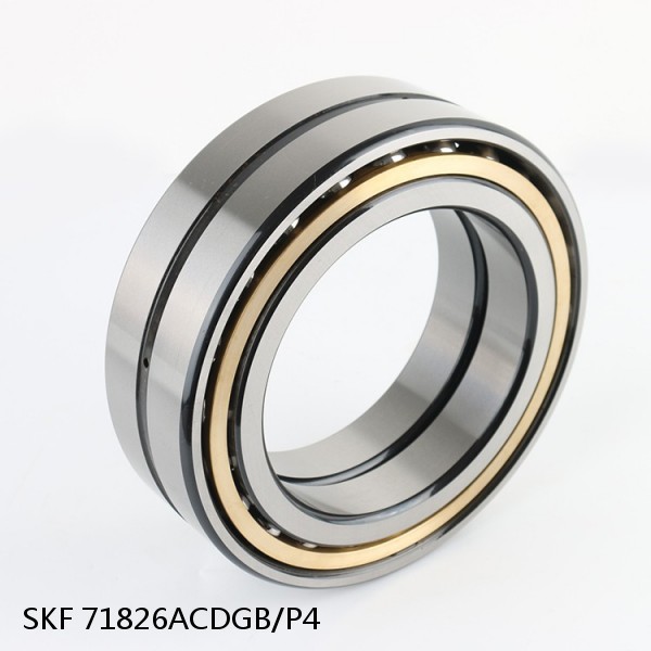 71826ACDGB/P4 SKF Super Precision,Super Precision Bearings,Super Precision Angular Contact,71800 Series,25 Degree Contact Angle