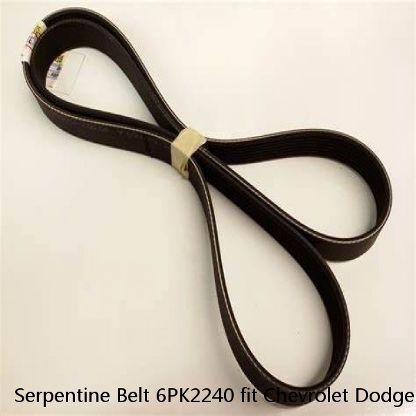 Serpentine Belt 6PK2240 fit Chevrolet Dodge Ford GMC Jeep Mazda Toyota 2.0L-5.7L (Fits: Toyota)