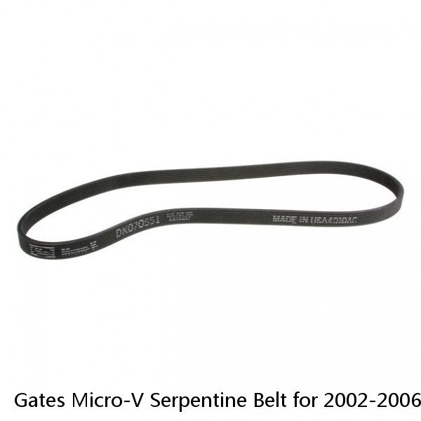 Gates Micro-V Serpentine Belt for 2002-2006 Toyota Camry 2.4L L4 Accessory ml #1 small image