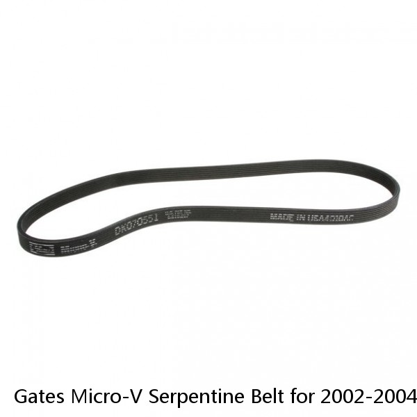 Gates Micro-V Serpentine Belt for 2002-2004 Chevrolet Silverado 1500 4.3L V6 gq #1 small image