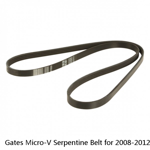 Gates Micro-V Serpentine Belt for 2008-2012 Mitsubishi Lancer 2.0L 2.4L L4 iw #1 small image