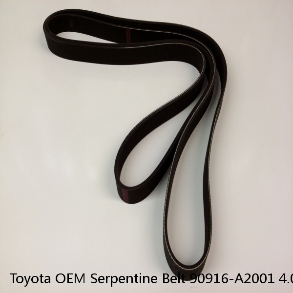 Toyota OEM Serpentine Belt 90916-A2001 4.0 Liter Tacoma Tundra 2005-2015 Factory #1 small image