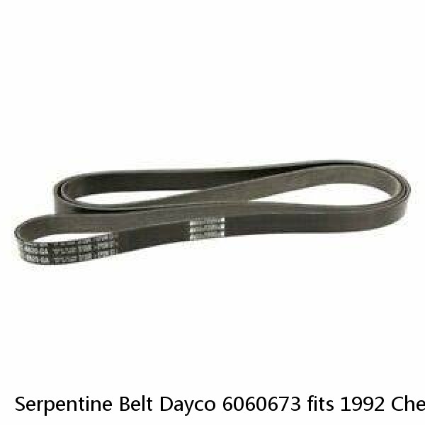 Serpentine Belt Dayco 6060673 fits 1992 Chevrolet Corvette 5.7L-V8 #1 small image