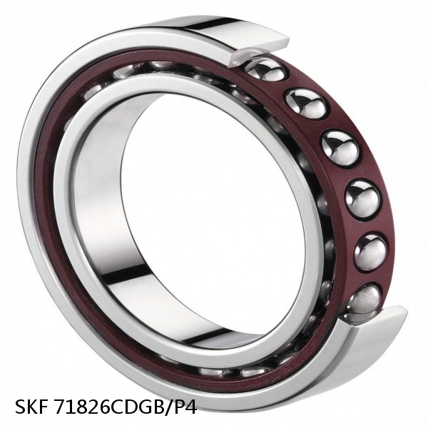 71826CDGB/P4 SKF Super Precision,Super Precision Bearings,Super Precision Angular Contact,71800 Series,15 Degree Contact Angle #1 image