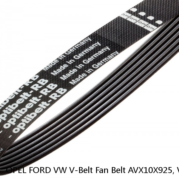 OPEL FORD VW V-Belt Fan Belt AVX10X925, V-RIBBED BELTS 10X925, 9129067, 	1340679 #1 image