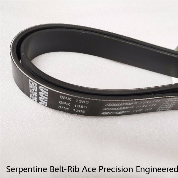 Serpentine Belt-Rib Ace Precision Engineered V-Ribbed Belt 6PK1070 For VW Audi (Fits: Volkswagen) #1 image