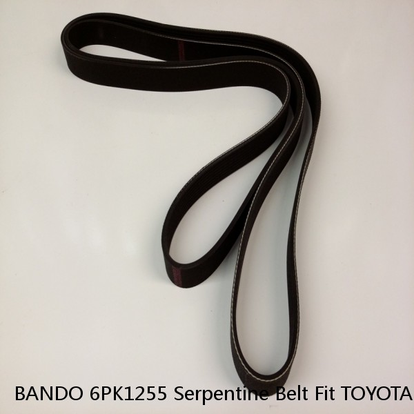 BANDO 6PK1255 Serpentine Belt Fit TOYOTA CAMRY 12-17 RAV4 09-17 SCION TC 11-16++ (Fits: Toyota) #1 image