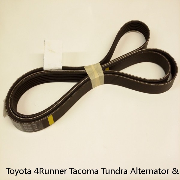 Toyota 4Runner Tacoma Tundra Alternator & Fan Drive Multi-Rib Serpentine Belt (Fits: Toyota) #1 image