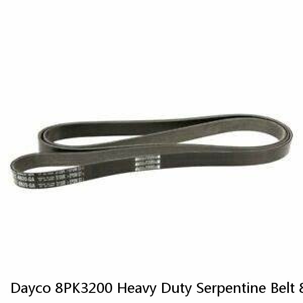 Dayco 8PK3200 Heavy Duty Serpentine Belt 8 Ribs #1 image